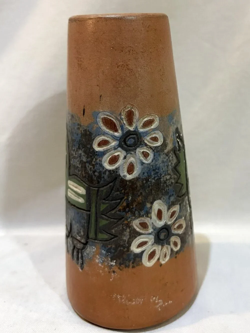 Seminario Urubamba Pottery Vase Cusco Handmade In Peru